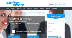 Desktop Screenshot of cashflowfinance.com.au